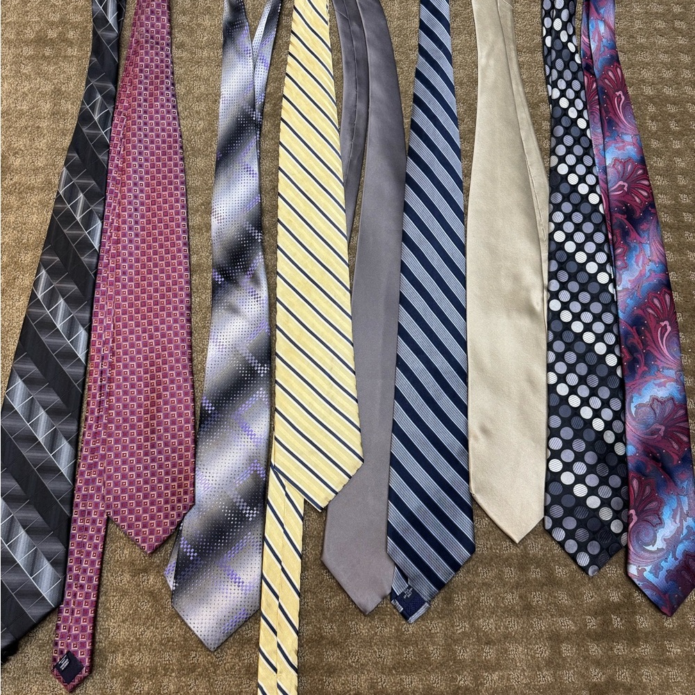 Elegant Men's Tie Collection - Assorted Colors